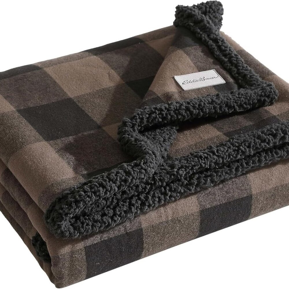 Blanket, Super Soft Reversible Sherpa & Brushed Fleece Bedding, Throw Blankets f